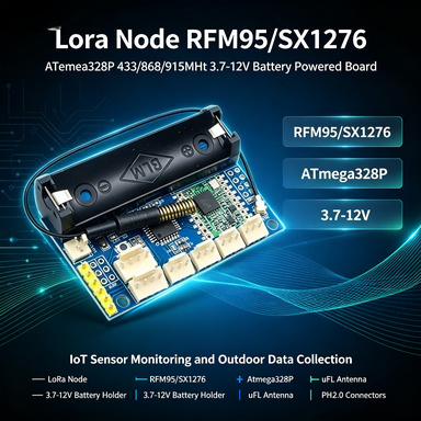Lora Rfm95 - Nœud LoRa 433/868/915 MHz avec RFM95/SX1276,