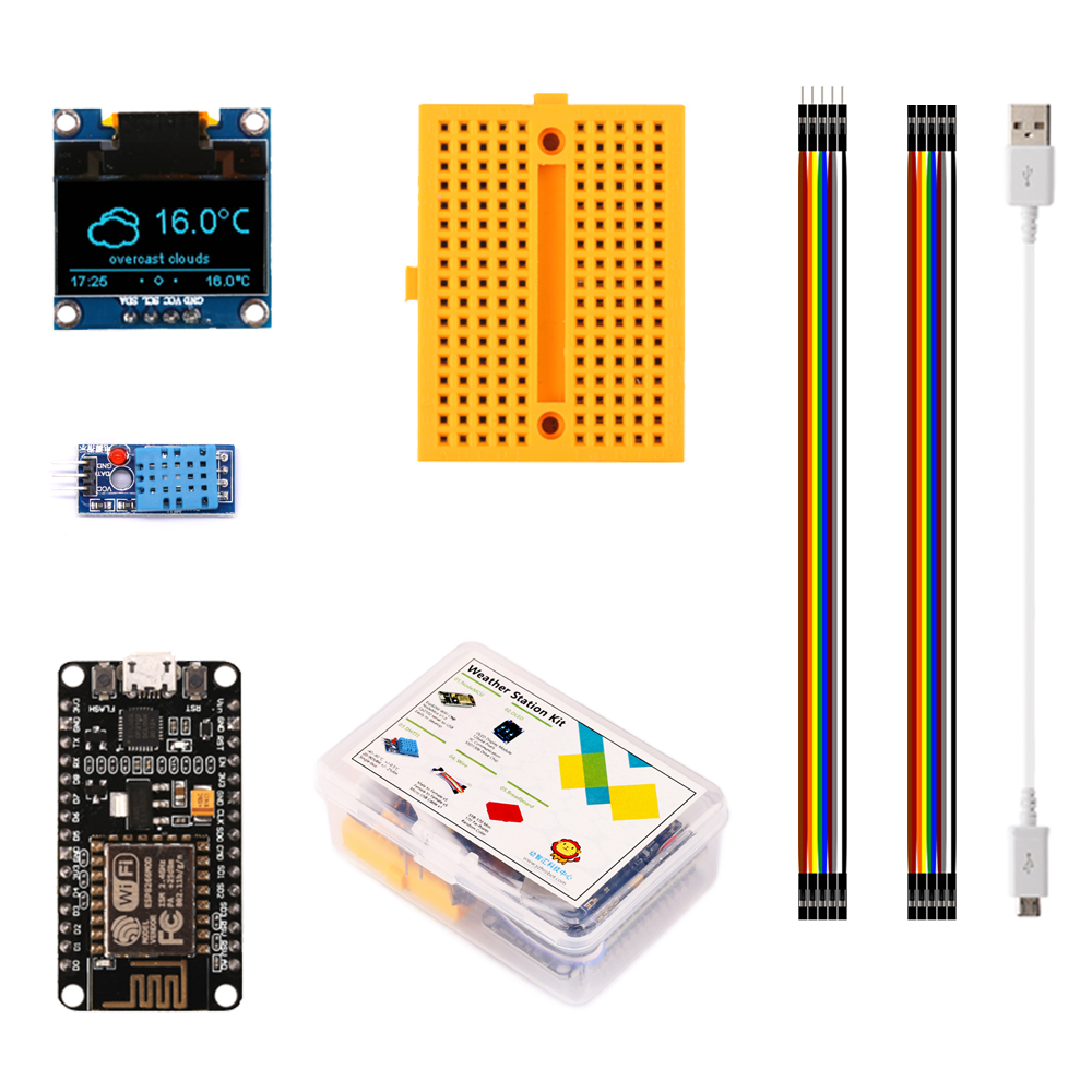 Oled Display 0.96 - Kit de bricolage de station météo