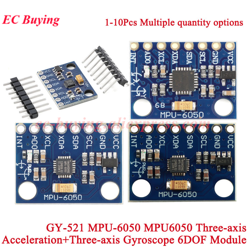 Mpu6050 - Gyroscope analogique 3 axes GY-521 MPU-6050
