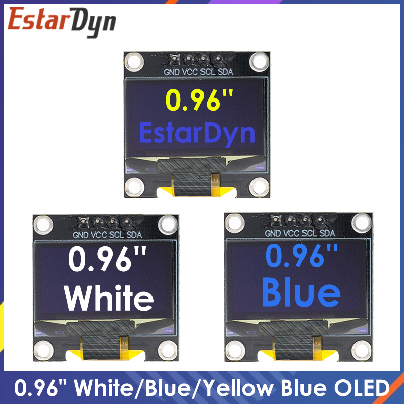 Oled Display 0.96 - 0.96 pouces IIC SPI série 7/4Pin