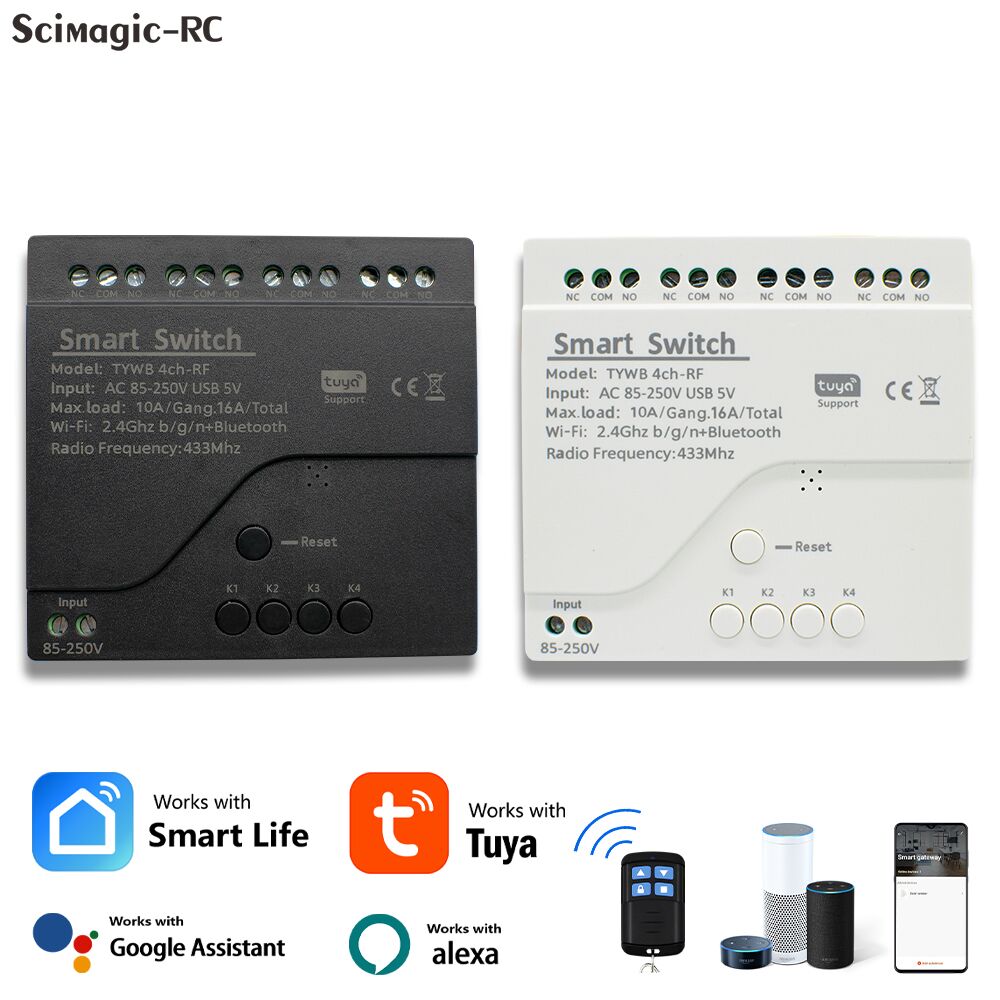 Relay Module 4 Channel - Module de commutation Wifi intelligent Tuya