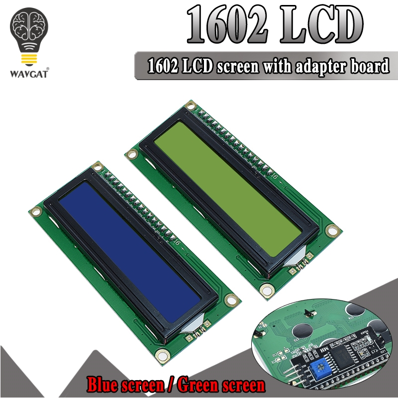 Lcd 1602 - Module LCD1602, écran bleu, IIC/I2C 1602