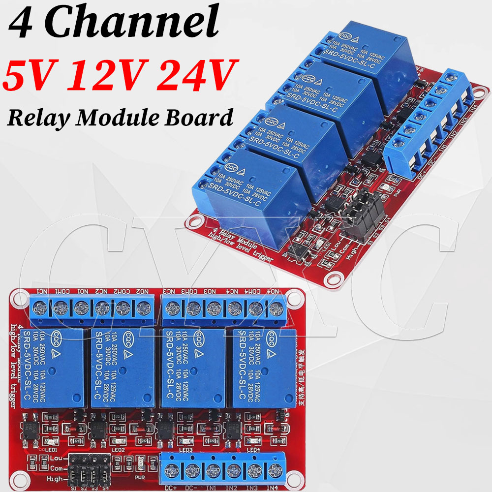 Relay Module 4 Channel - Module de relais 4 canaux 5V