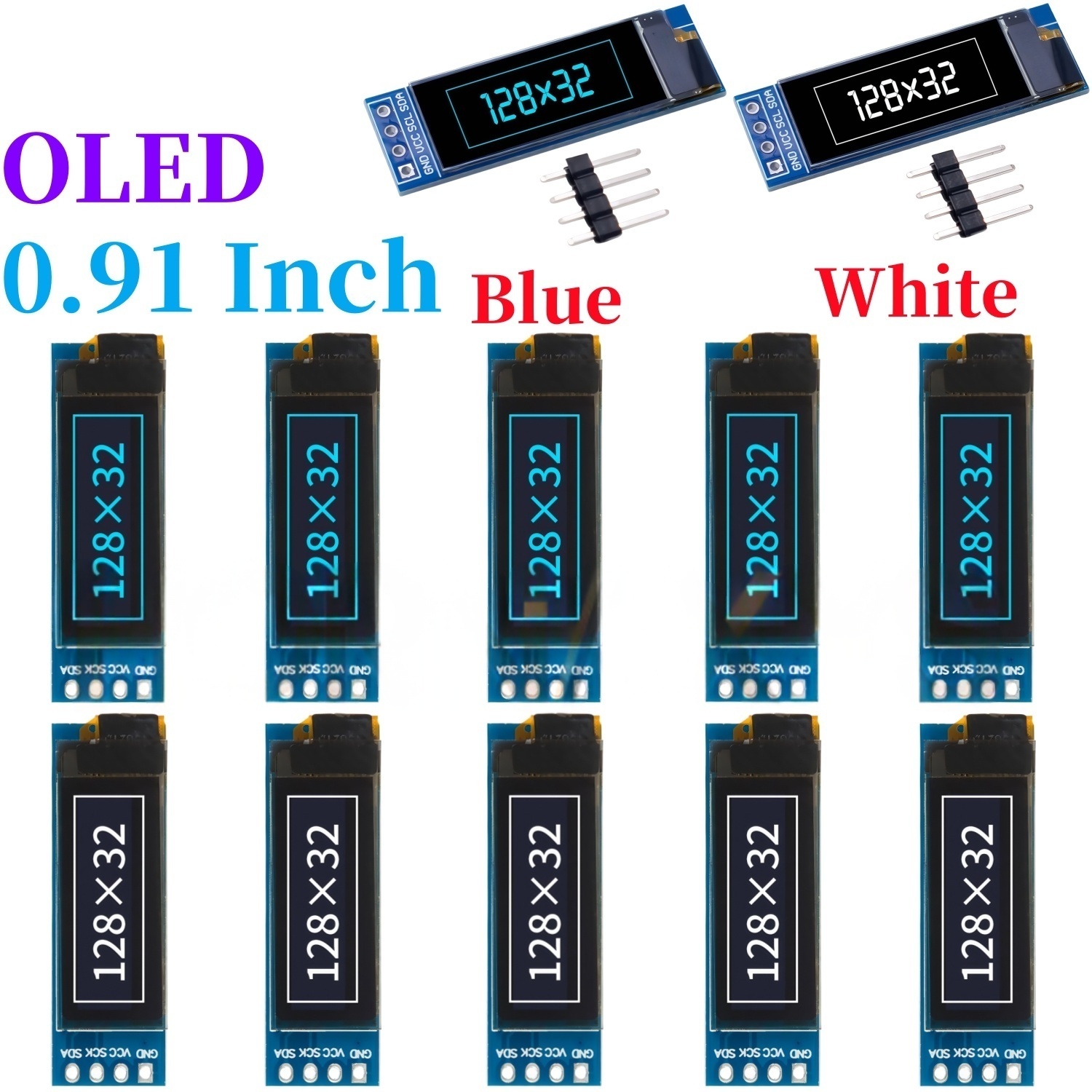 Ssd1306 - XZG 1-20PCS Écran OLED LCD 0,91