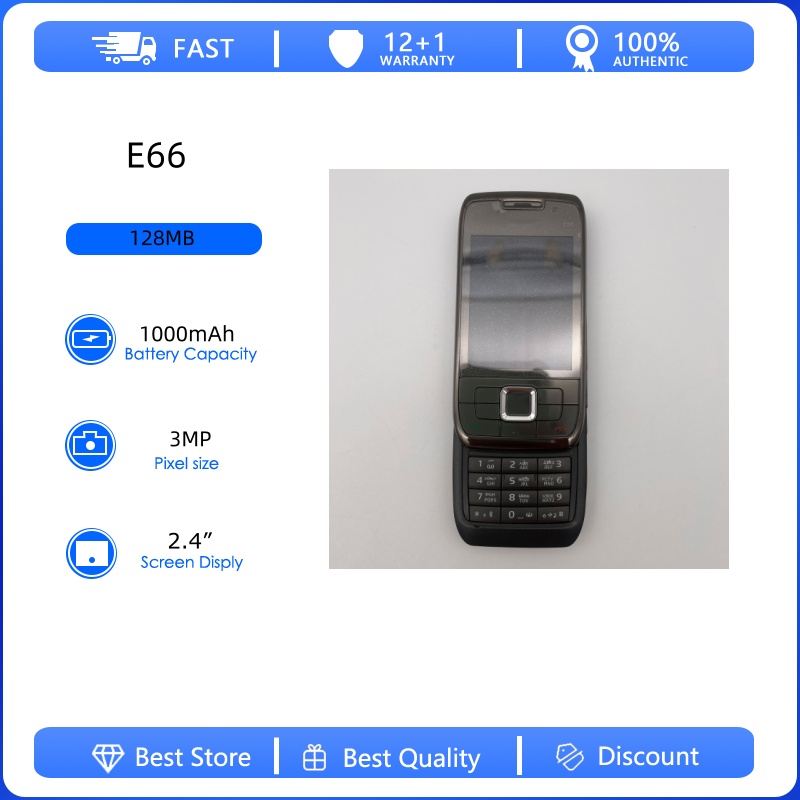 Tft Display 2.4 - Téléphone mobile E66 3G WIFI GSM