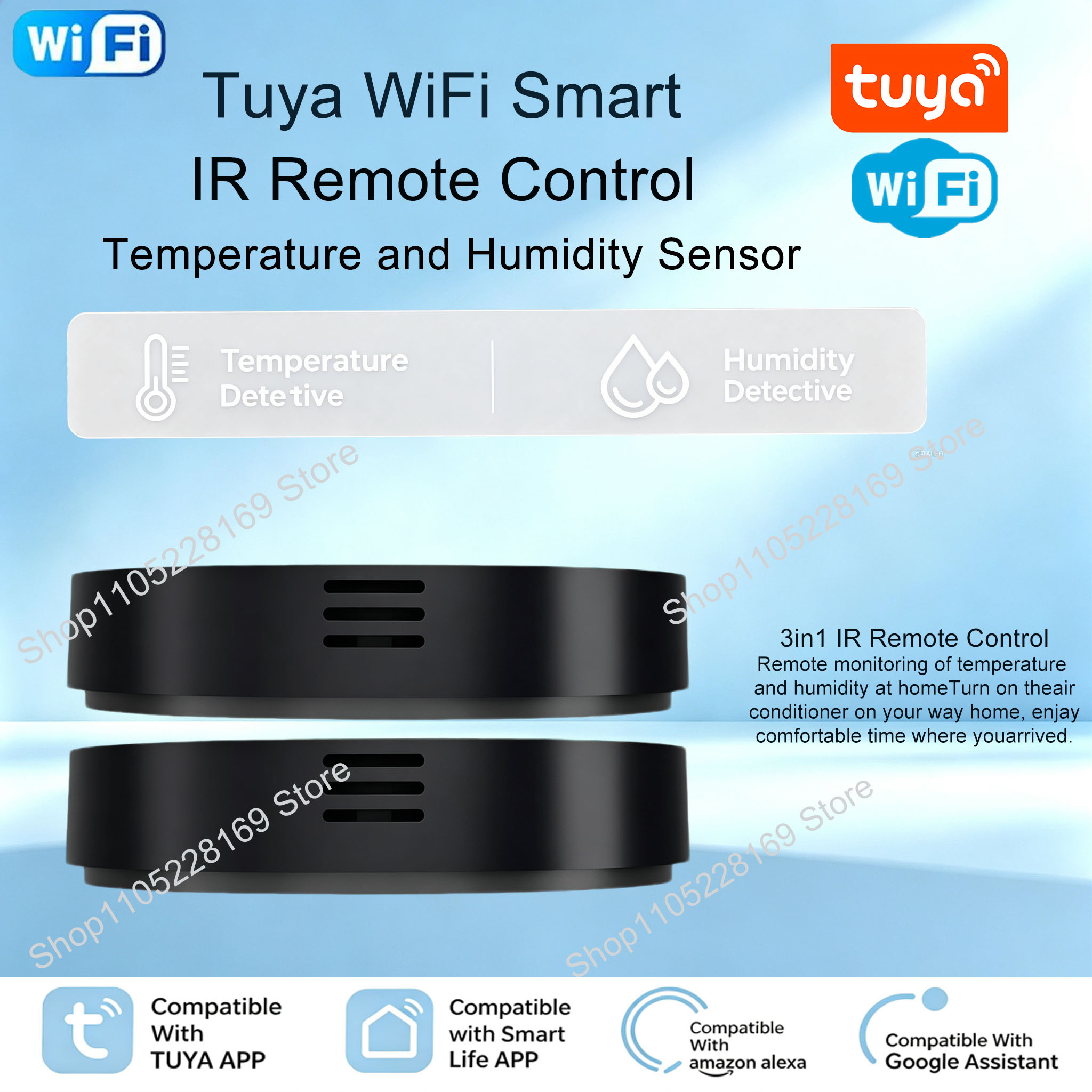 Ir Remote Module - Tuya WiFi Télécommande IR 3-en-1 avec