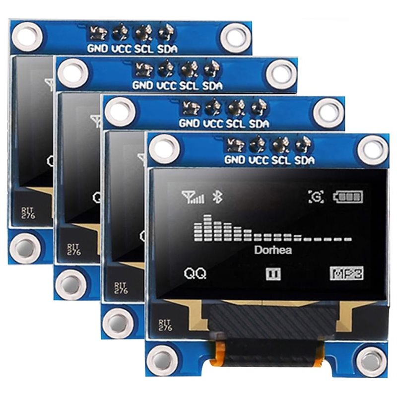 Oled Display 0.96 - Module d'affichage OLED A37T-4Pcs, 0.96 pouces,