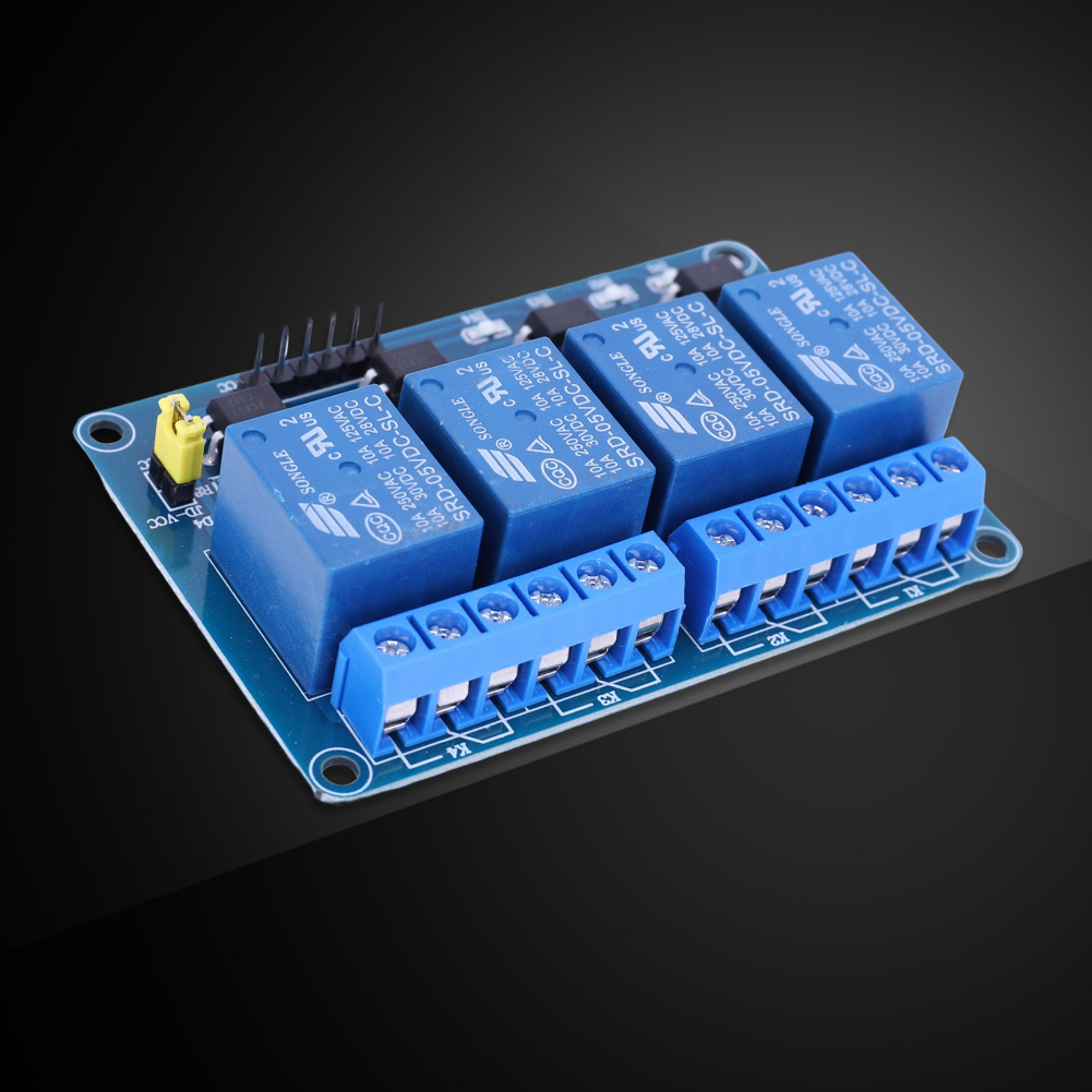 Carte relais 4 canaux 5V 12V a - Relay Module 4 Channel avis et prix