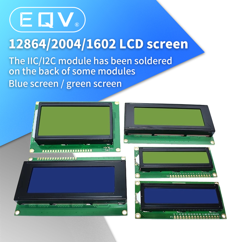HOPP1602-Écran LCD Bleu Vert 1 - Lcd 1602 avis et prix