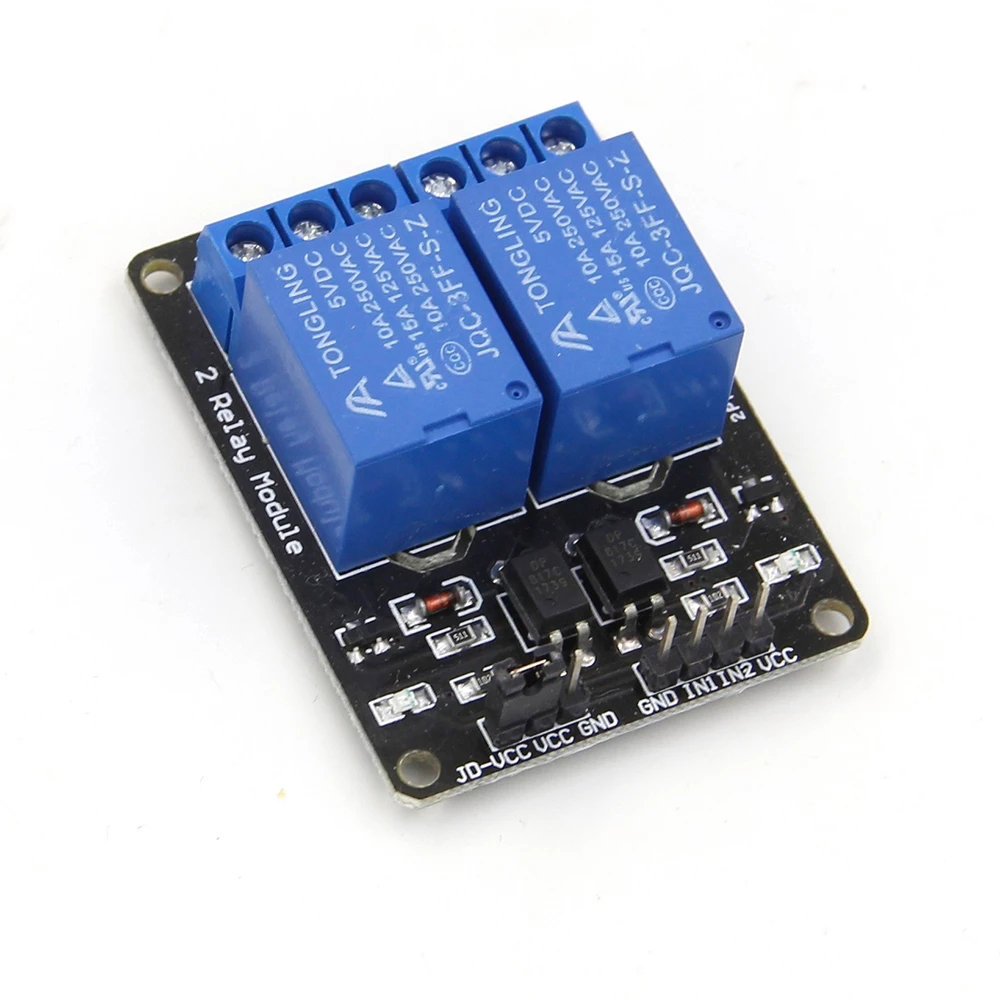 Module relais 5V 12V 1 2 4 6 8 - Relay Module 4 Channel avis et prix