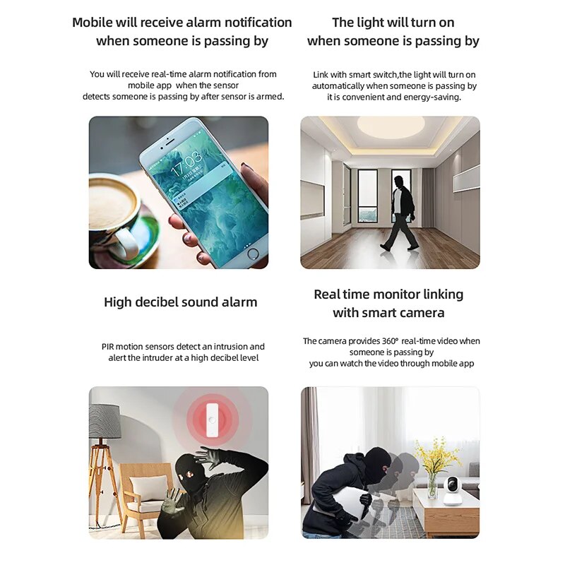 Tuya-Capteur de mouvement PIR  - Pir Motion Sensor avis et prix