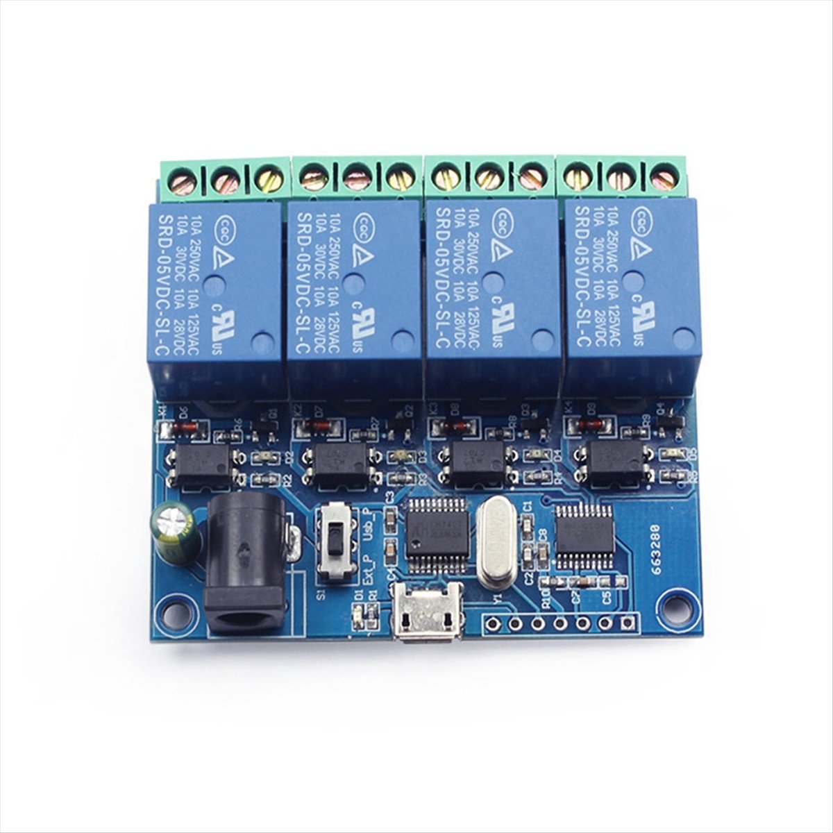Module de relais USB 4 canaux  - Relay Module 4 Channel avis et prix