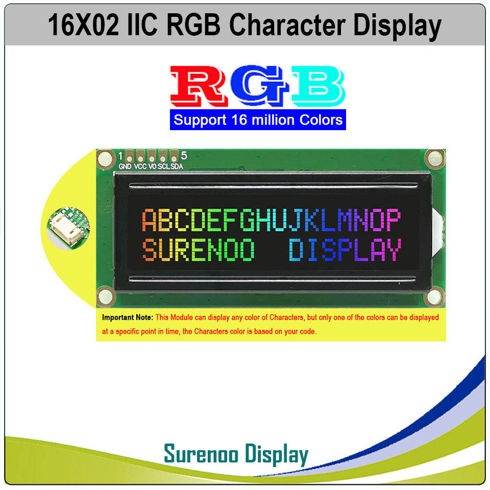 Grove 162 16X2 1602 3.3-5V sér - Lcd 1602 avis et prix