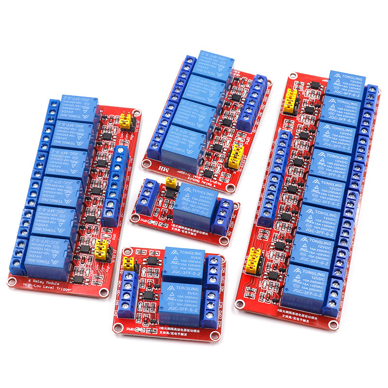 Module de relais 1/2/4/8 canau - Relay Module 4 Channel avis et prix