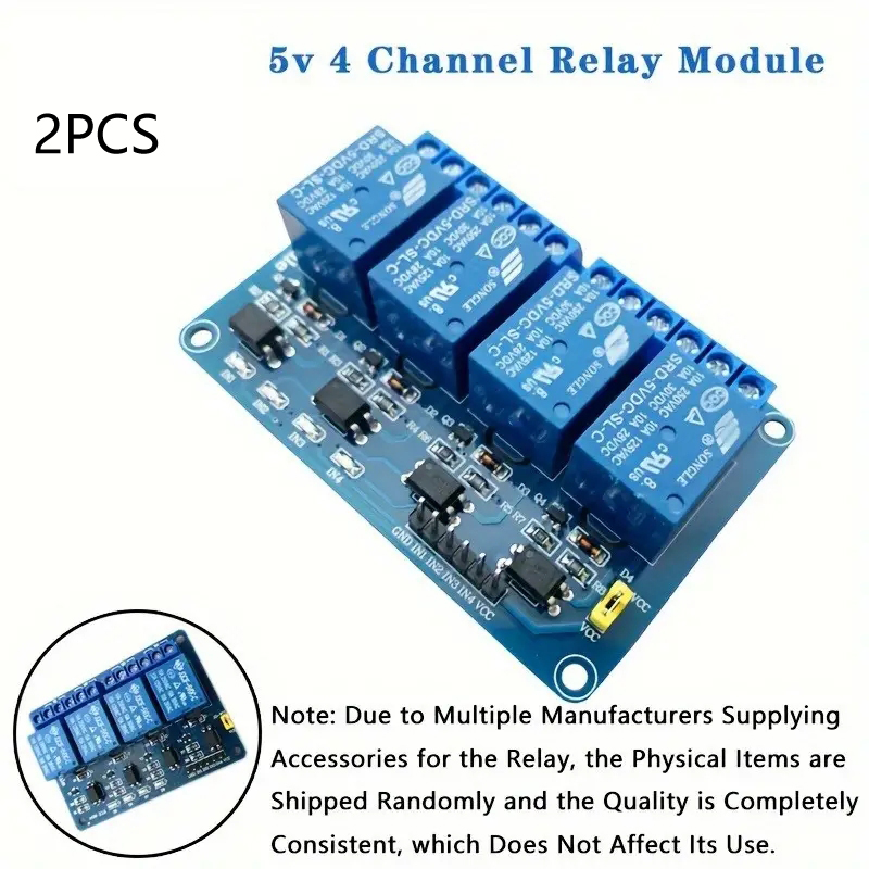 Module de relais 1/2/4/8 canau - Relay Module 4 Channel avis et prix