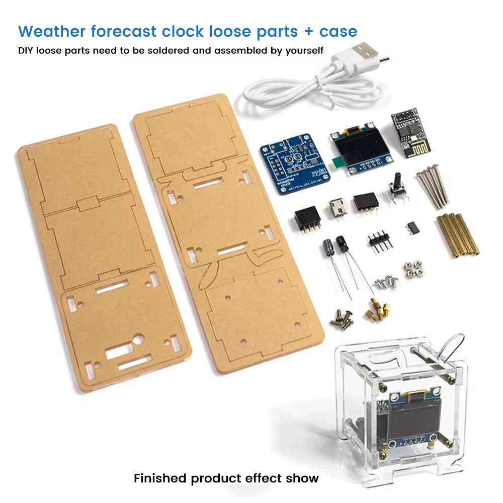 Kit d'horloge numérique multif - Oled Display 0.96 avis et prix