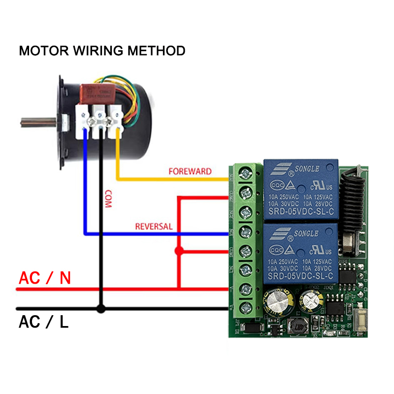 DC 9V 12V 24V AC 85-250V 2CH M - Joystick Module avis et prix