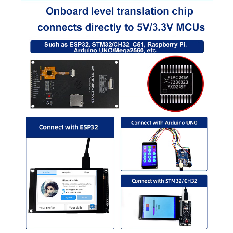 Module LCD TFT SPI 4.0 pouces  - Tft Display 2.4 avis et prix
