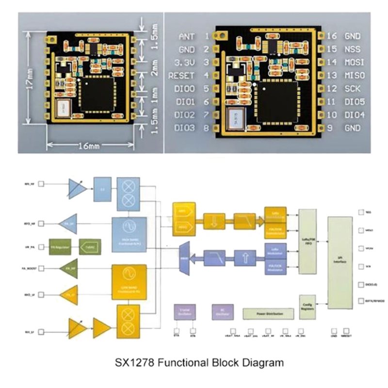Module de transmission d'inter - Lora Sx1278 avis et prix