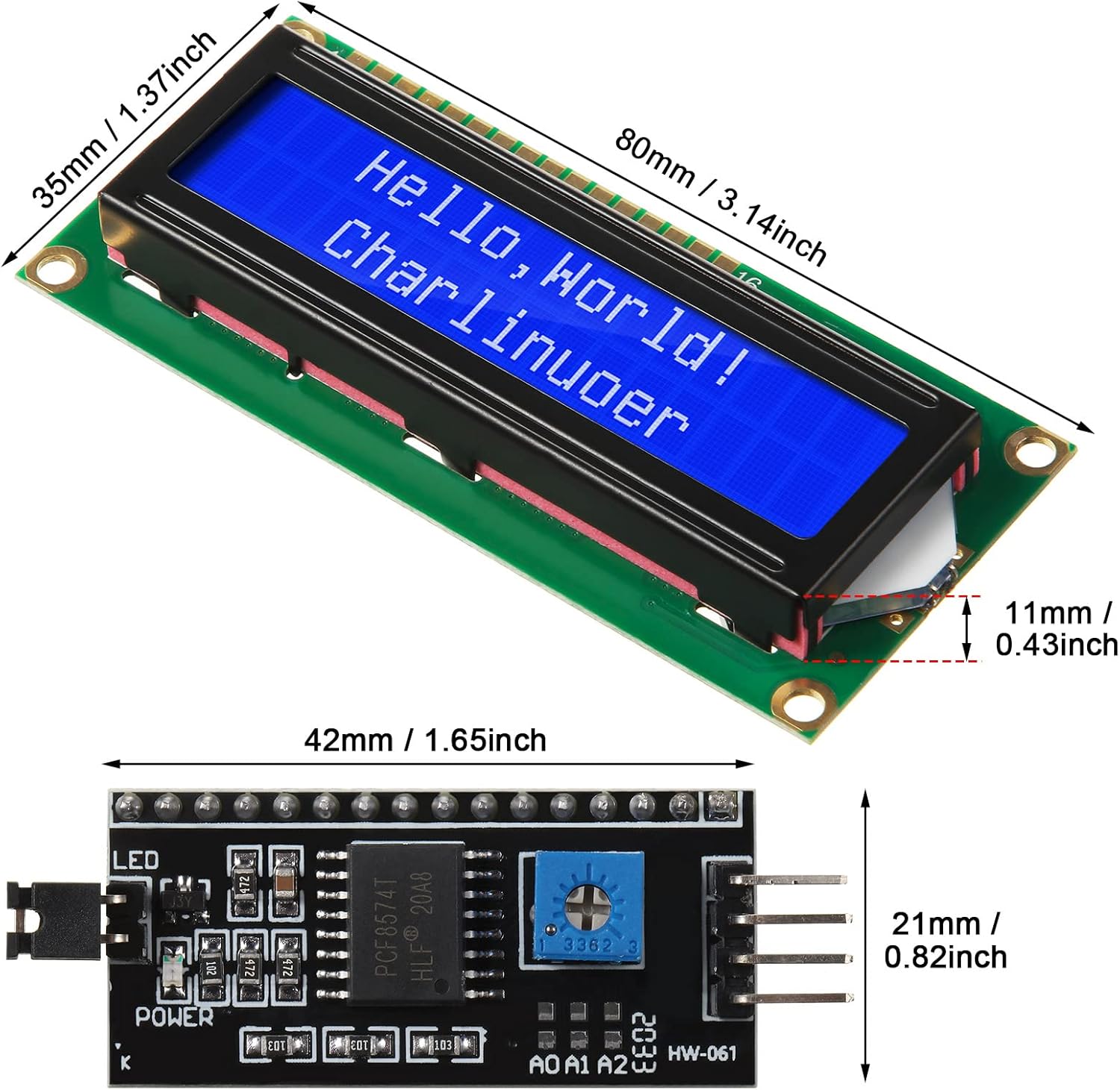 1 ensemble de module LCD 1602  - Lcd 1602 avis et prix