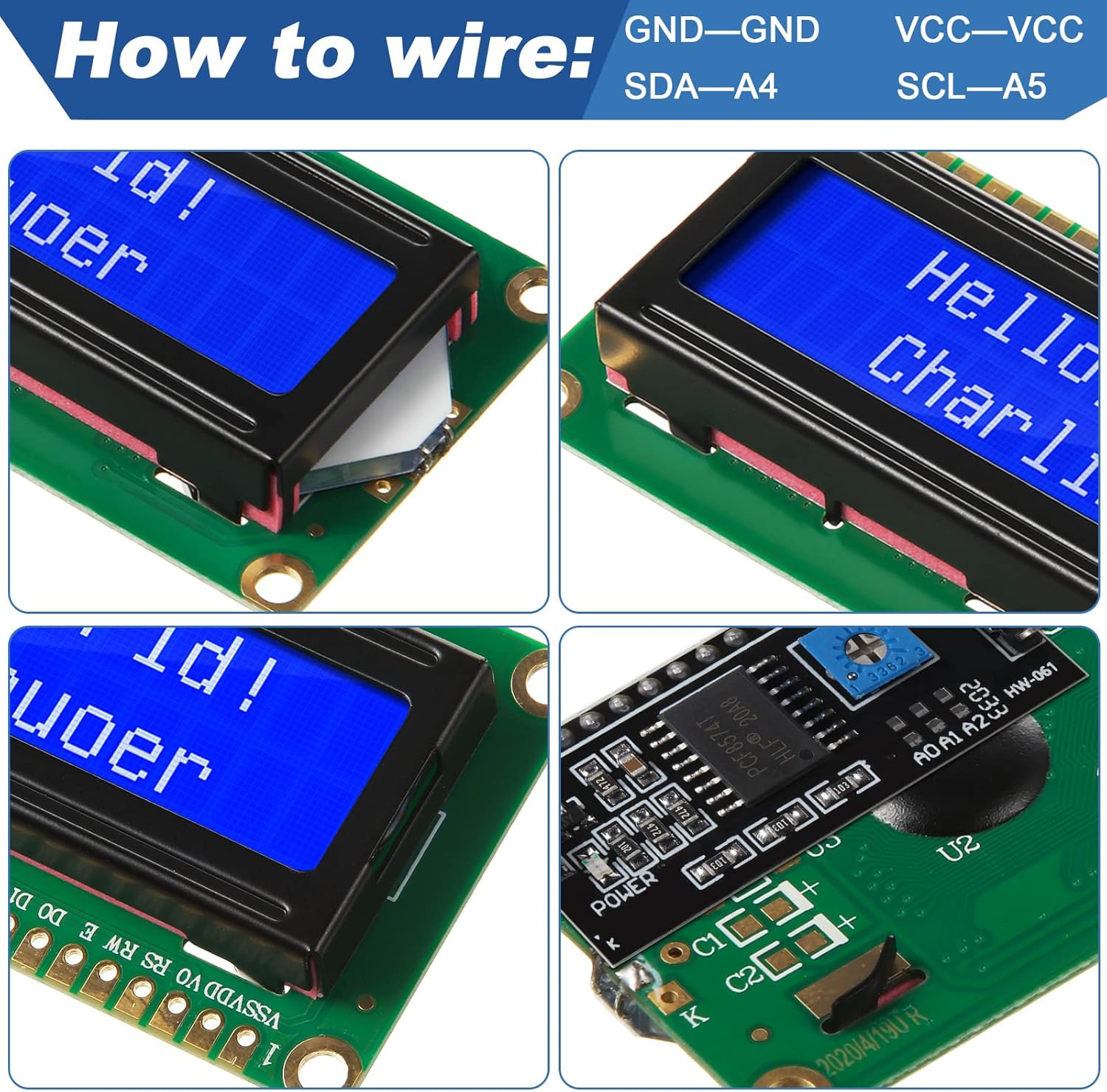 1 ensemble de module LCD 1602  - Lcd 1602 avis et prix