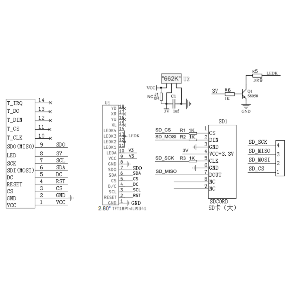 Module d'affichage LCD TFT 2,8 - Ili9341 avis et prix