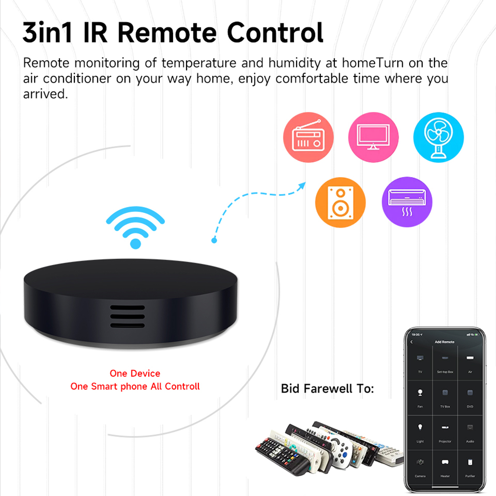 Tuya WiFi Télécommande IR 3-en - Ir Remote Module avis et prix