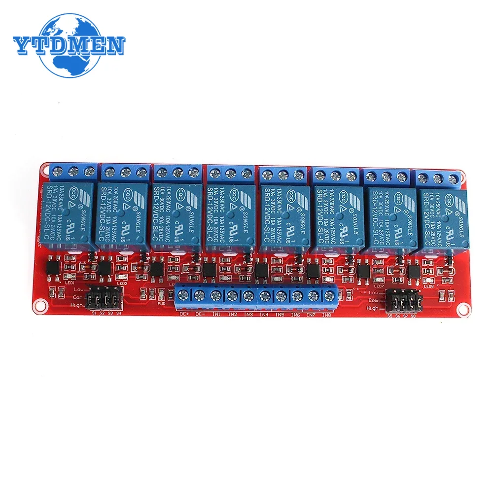 Module de relais 5V 12V 24V 1, - Relay Module 4 Channel avis et prix
